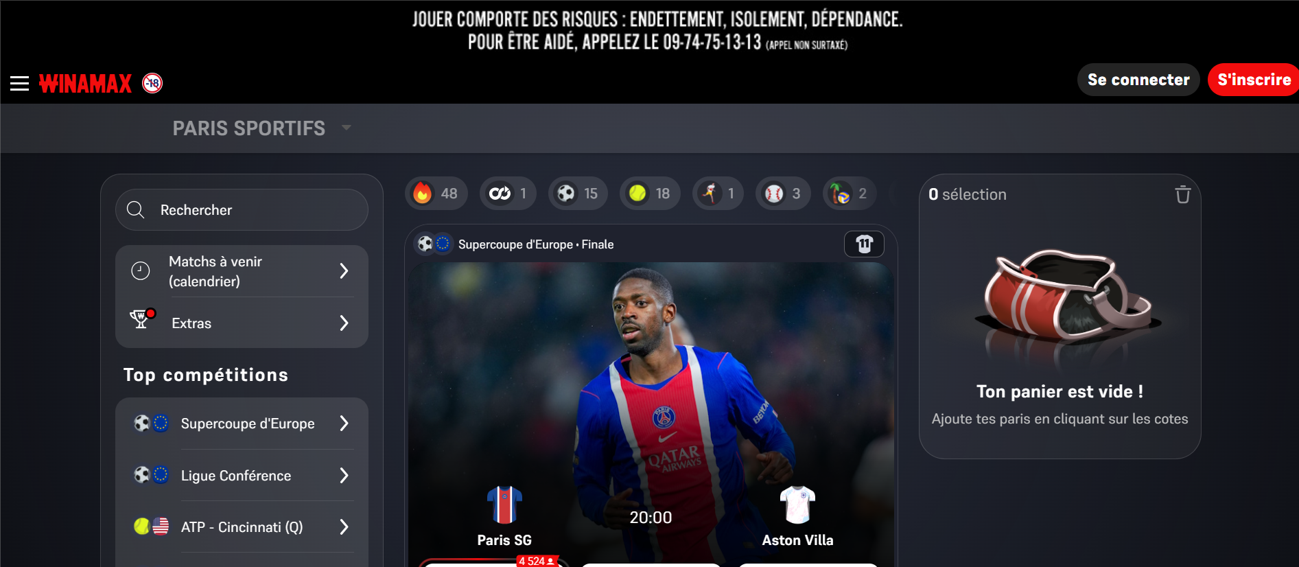 Winamax Online Casino